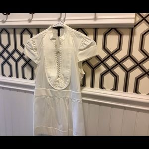 BCBGMAXAZRIA Bibbed blouse